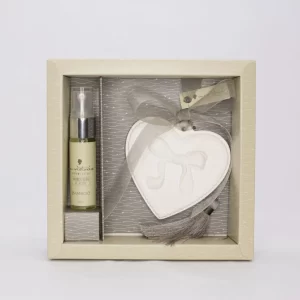GESSO PERFUMADO P CORACAO COM LACO - BAMBOO